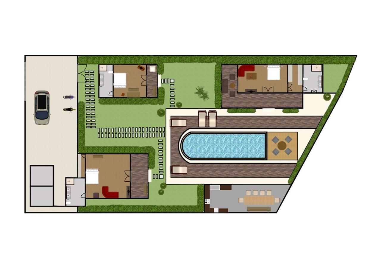 Villa Lina By Optimum Bali Villas Canggu Kültér fotó